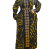 Elegant African Print Maxi Dress – Wholesale