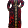 Elegant African Print Maxi Dress – Wholesale - Image 2