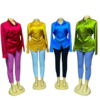Satin Long-Sleeve Shirt  (Wholesale) - Image 2