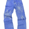 Spider Web Embroidered Jeans – Wholesale